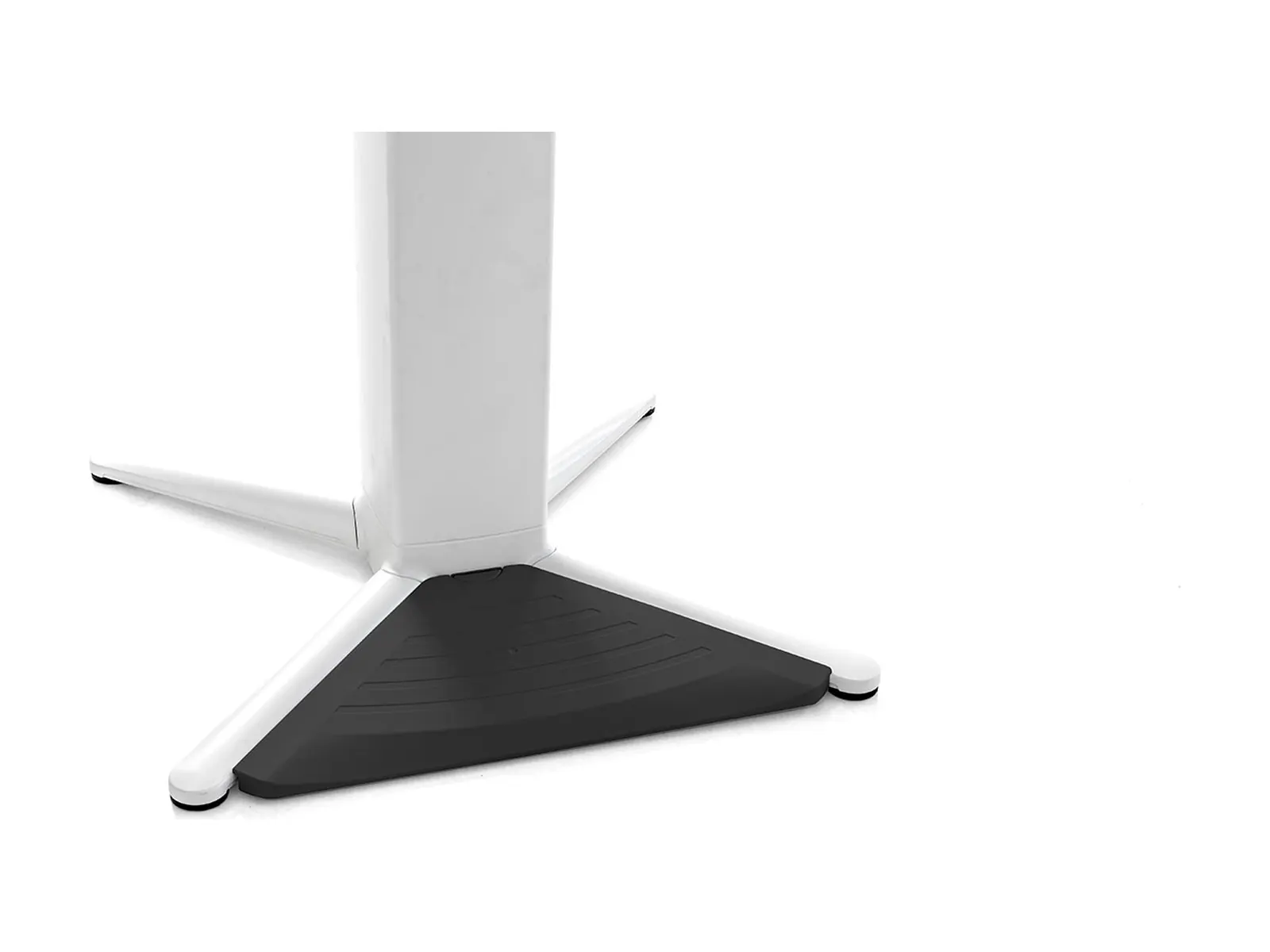 Actiu Power, detalle de la base de peana con contrapeso