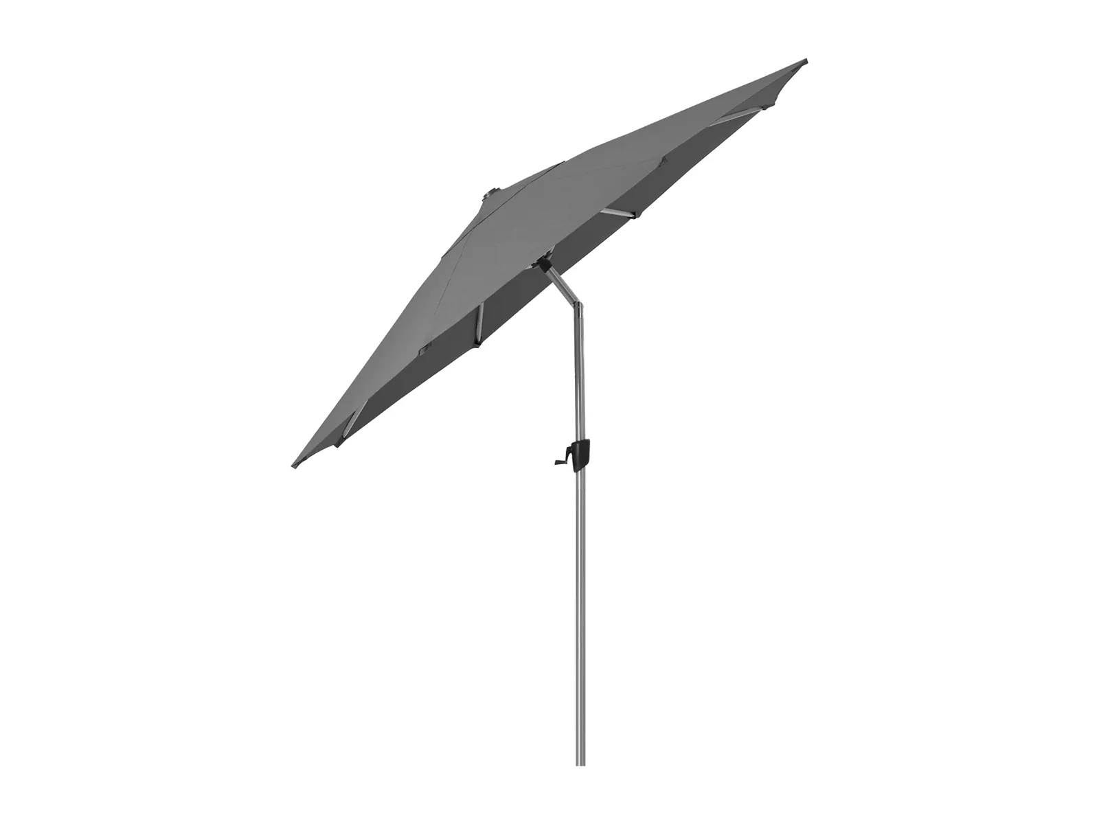 Cane-line Sunshade, sombrilla de exterior con mástil efecto madera y tela dusty white