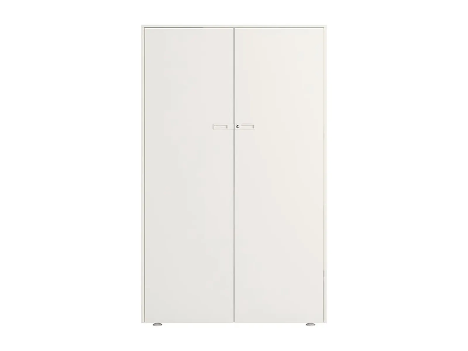 Armario alto Guialmi D/Line blanco de dos puertas batientes