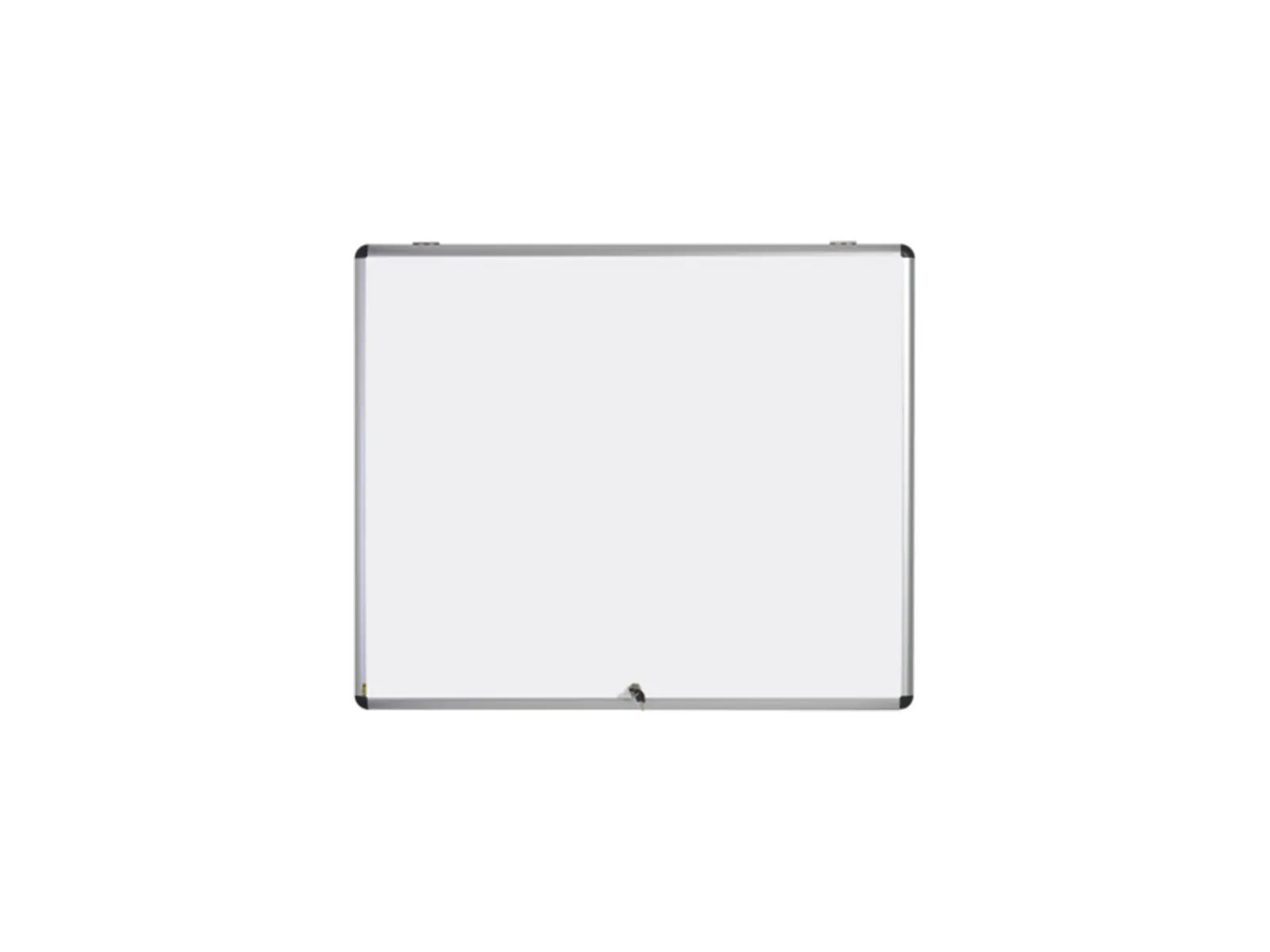 Vitrina Lamirotil Eco-100 con fondo de metal blanco apto para imanes
