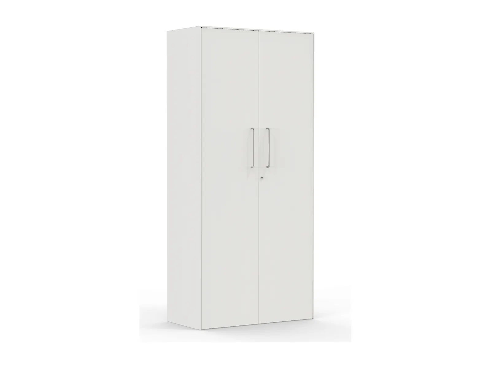 Armario metálico Limobel Inwo Heos blanco de dos puertas, versión metálica entera
