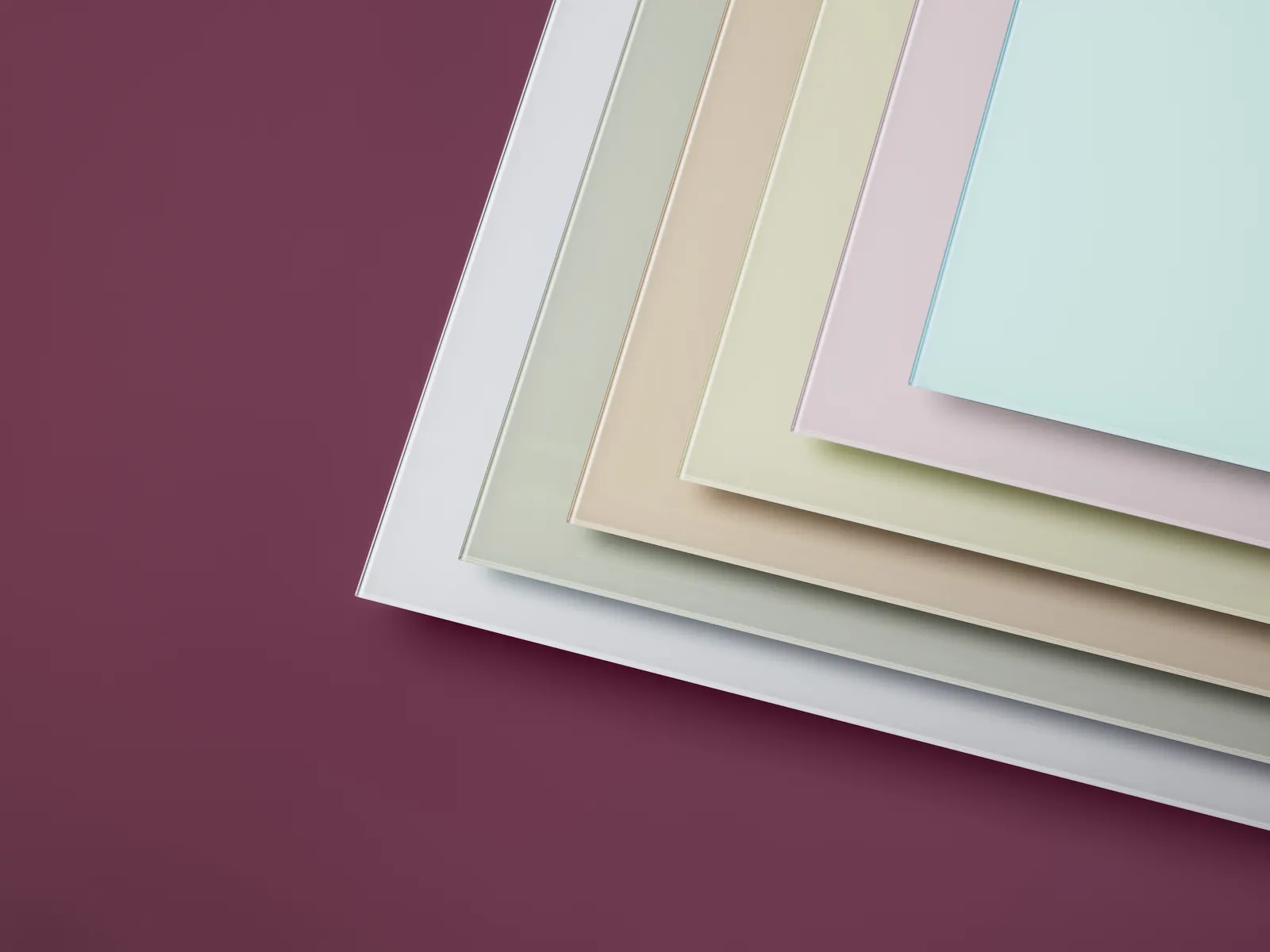 Planning Sisplamo 728/CO Coloured Glass Board, vista lateral