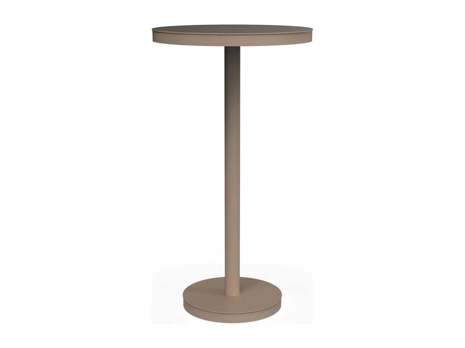 Resol Mesa Barcino Ø60 pie central alto, mueble de exterior distribuido por Ofillorca en Mallorca