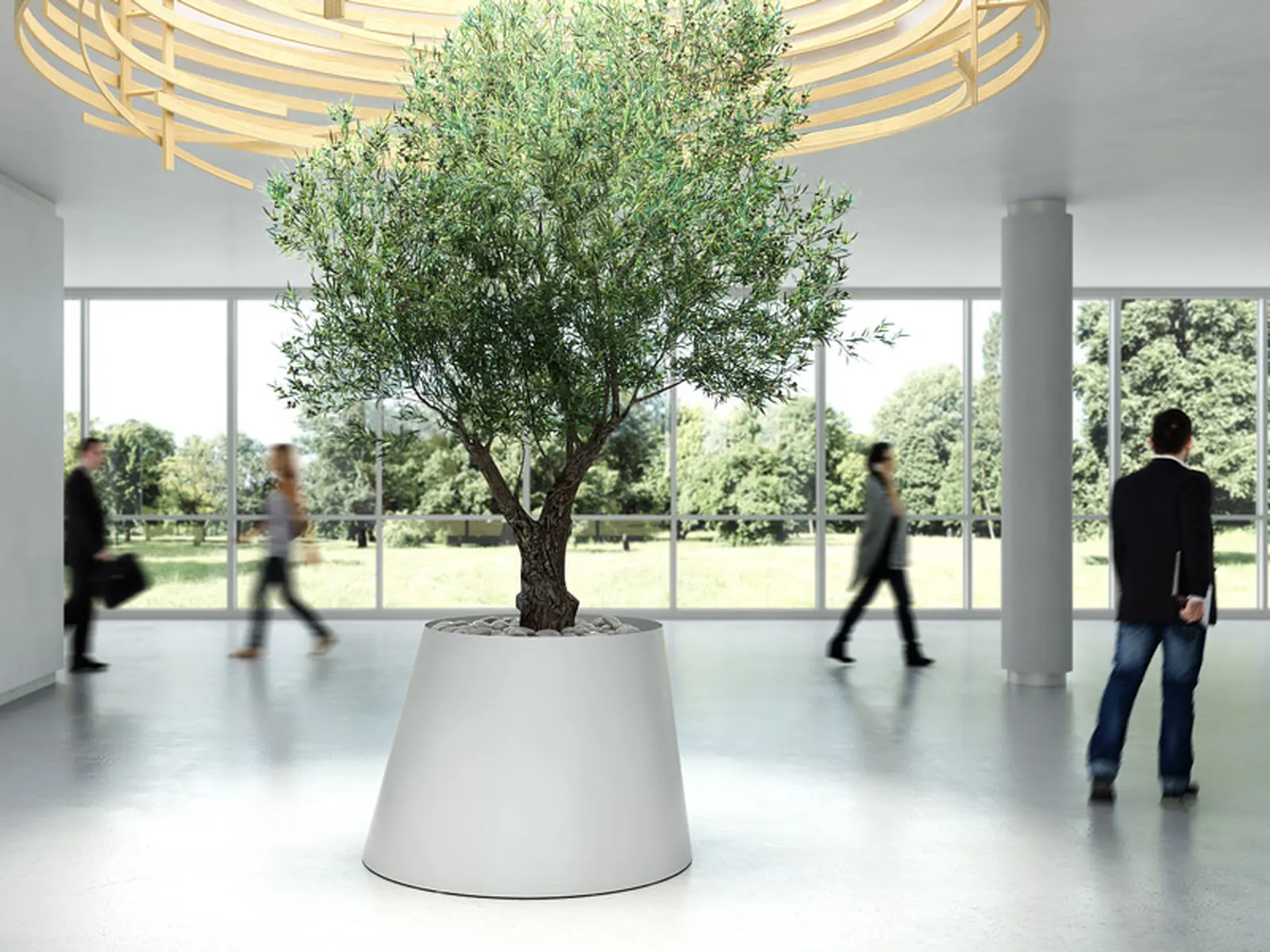 Systemtronic Conee Plant Pot, detalle