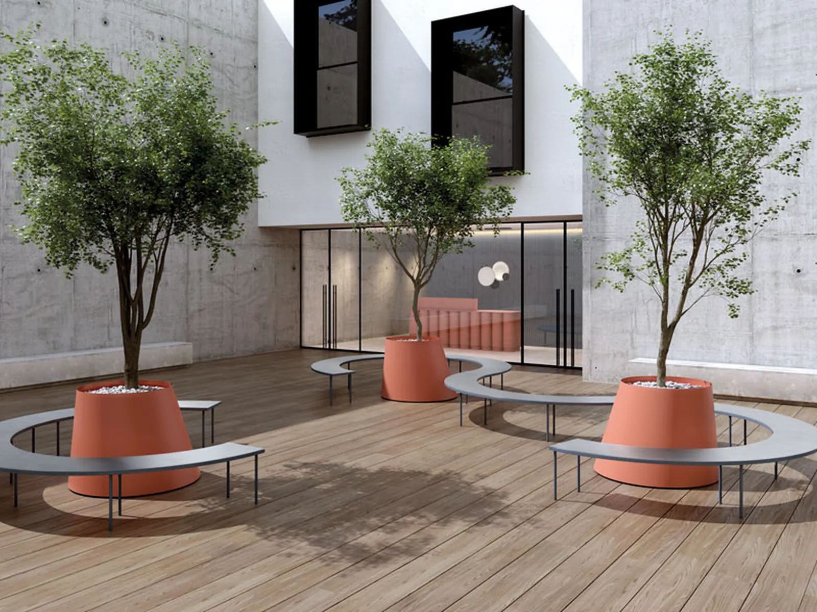 Systemtronic Conee Plant Pot, detalle del acabado